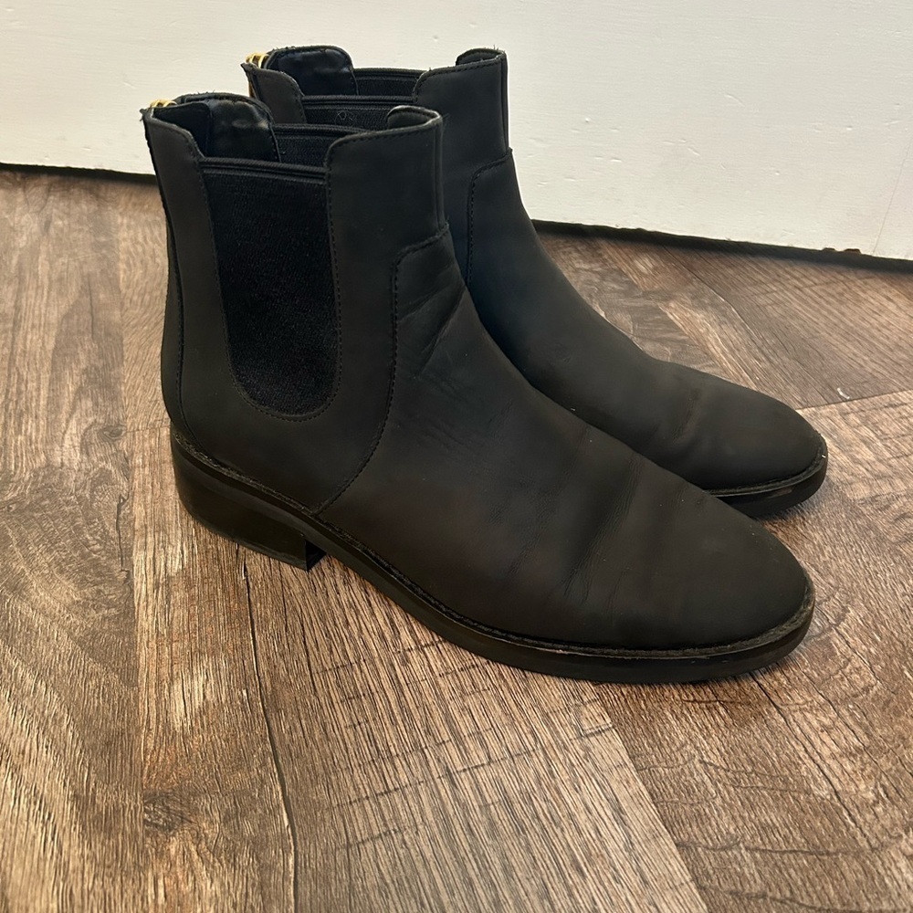Cole Haan Black Reid WaterProof Ankle Bootie Chelsea Boot Size 7 - Picture 2 of 6